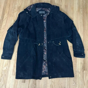 Vintage Cosa Nova Oversized Leather Jacket